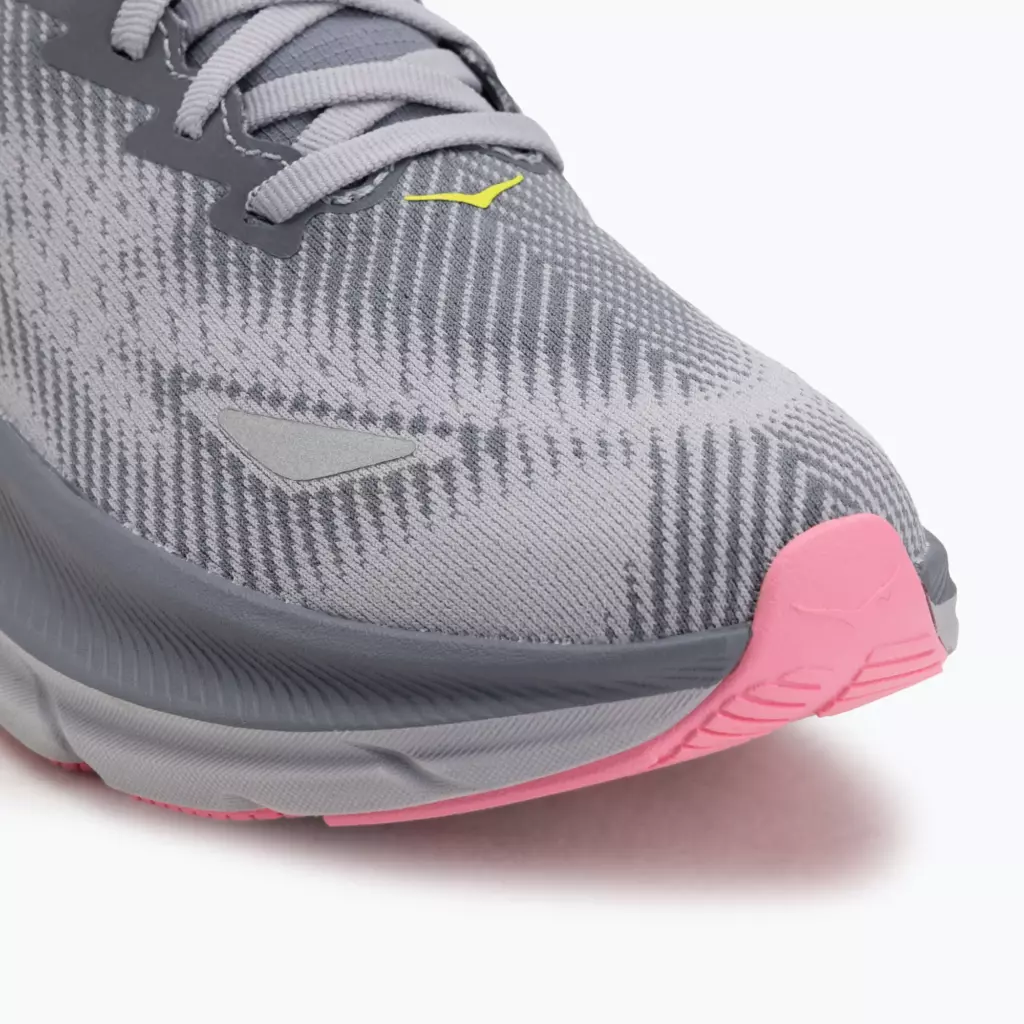 Женские кроссовки для бега HOKA Clifton 9 GTX grey skies/foggy green