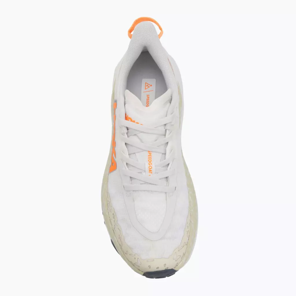 Кроссовки для бега HOKA Speedgoat 6 white/neon tangerine