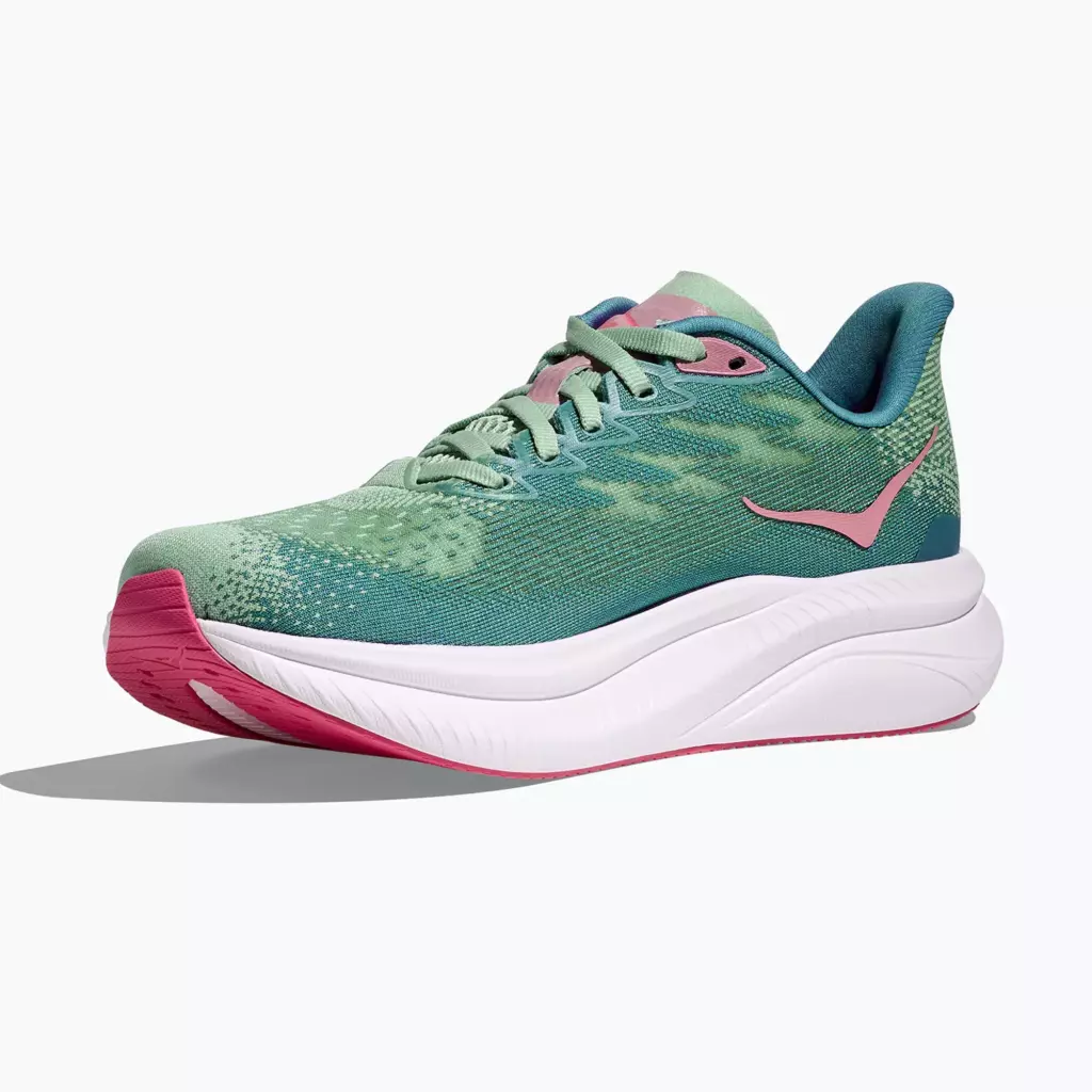 Женские Кроссовки для бега HOKA Mach 6 jadeite/alpine blue