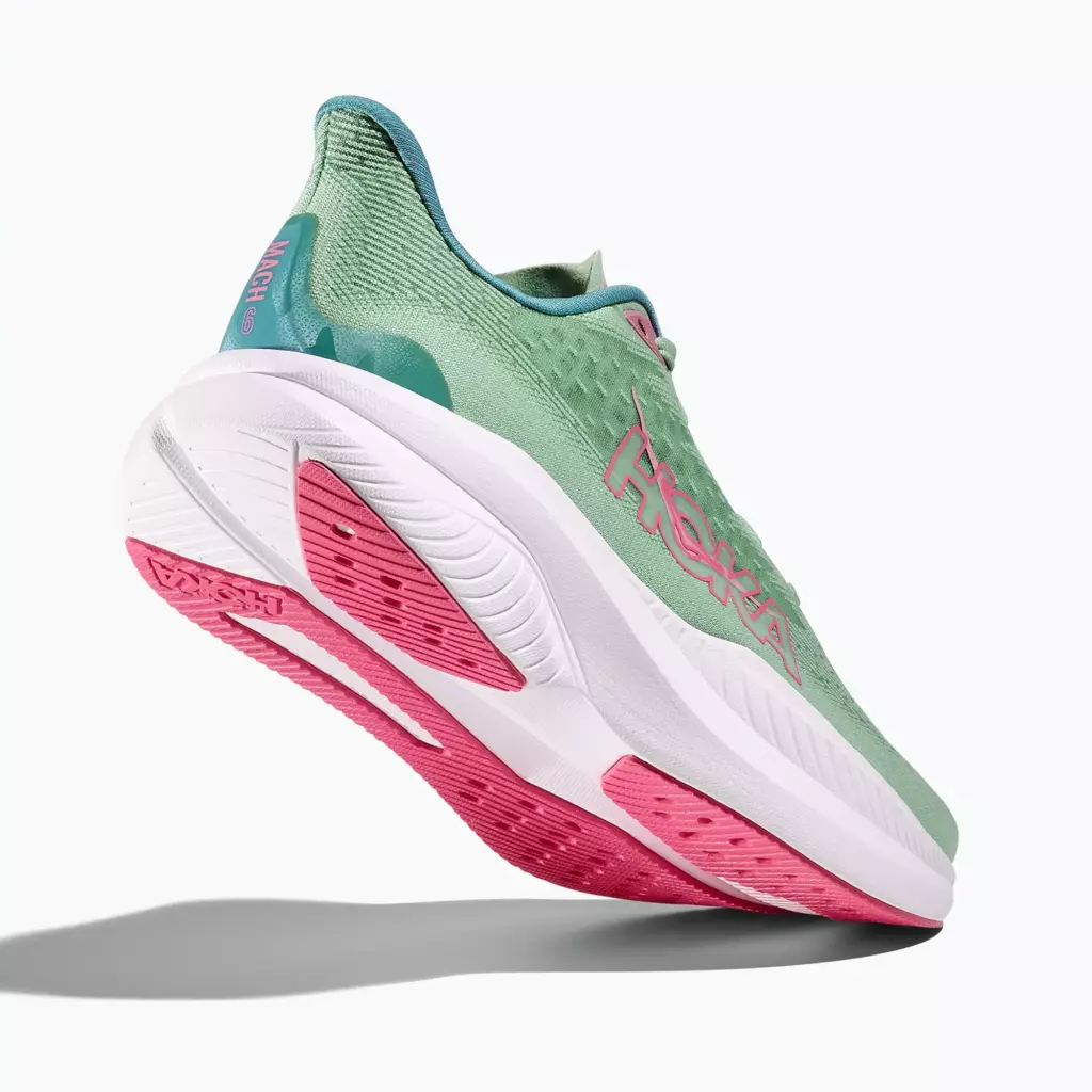 Женские Кроссовки для бега HOKA Mach 6 jadeite/alpine blue