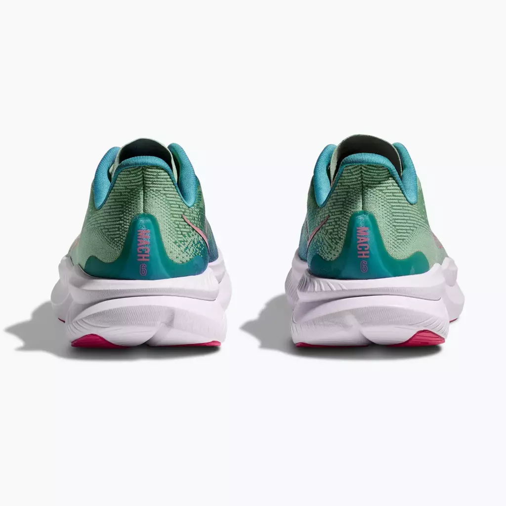 Женские Кроссовки для бега HOKA Mach 6 jadeite/alpine blue