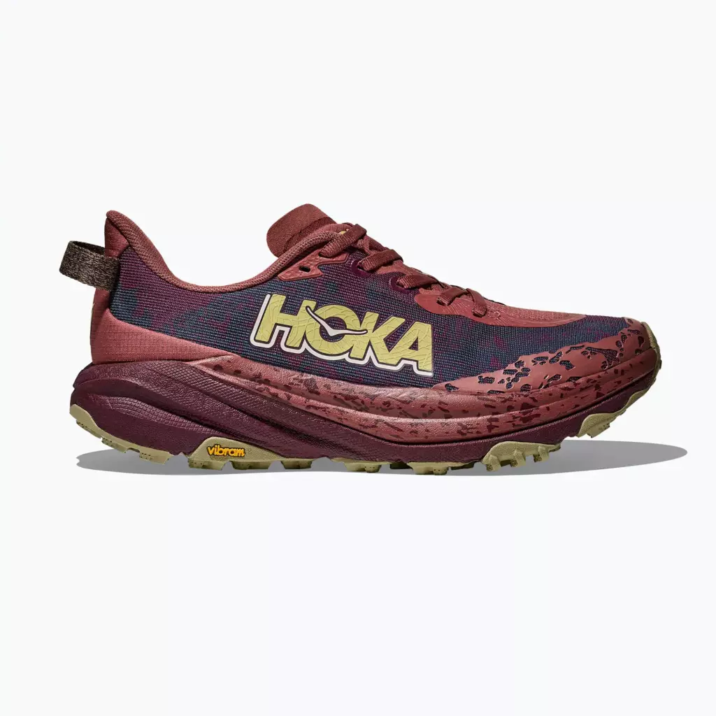 Женские кроссовки для бега HOKA Speedgoat 6 rouge/black cherry