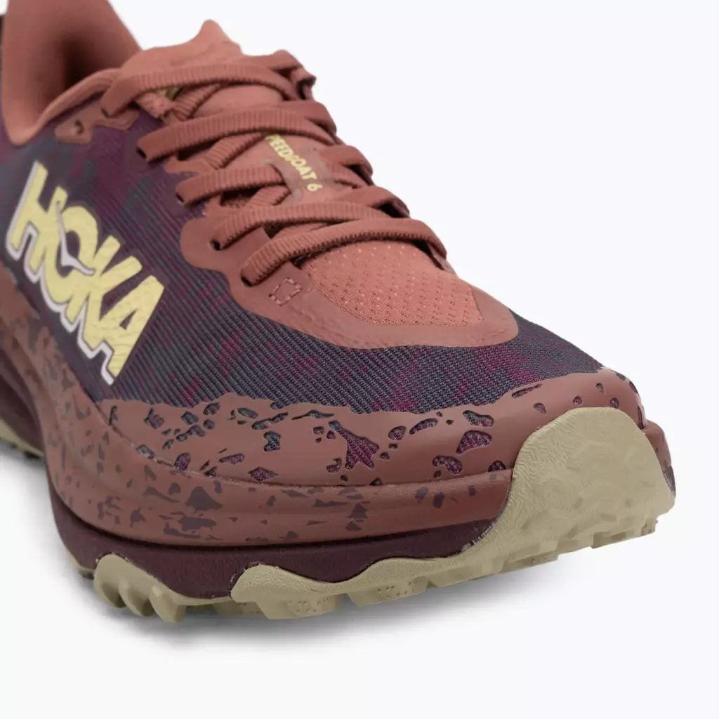 Женские кроссовки для бега HOKA Speedgoat 6 rouge/black cherry