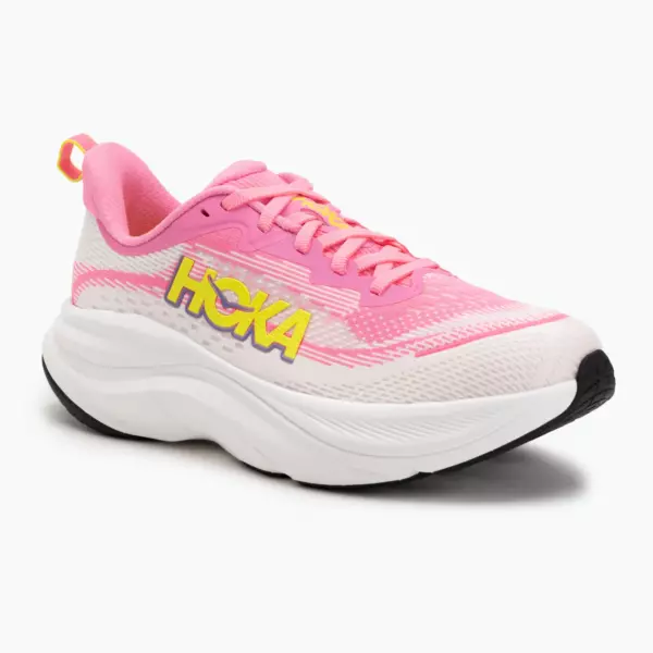 Женские кроссовки для бега HOKA Skyflow neon rose/neon hoka citrus