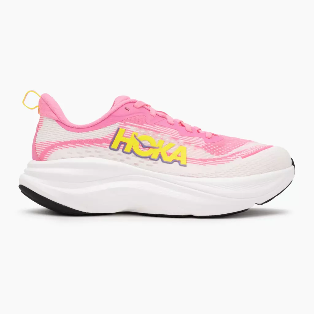 Женские кроссовки для бега HOKA Skyflow neon rose/neon hoka citrus