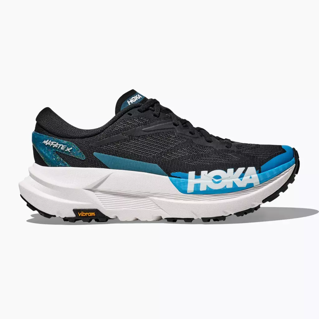 Кроссовки для бега Hoka Mafate X black/skyward blue