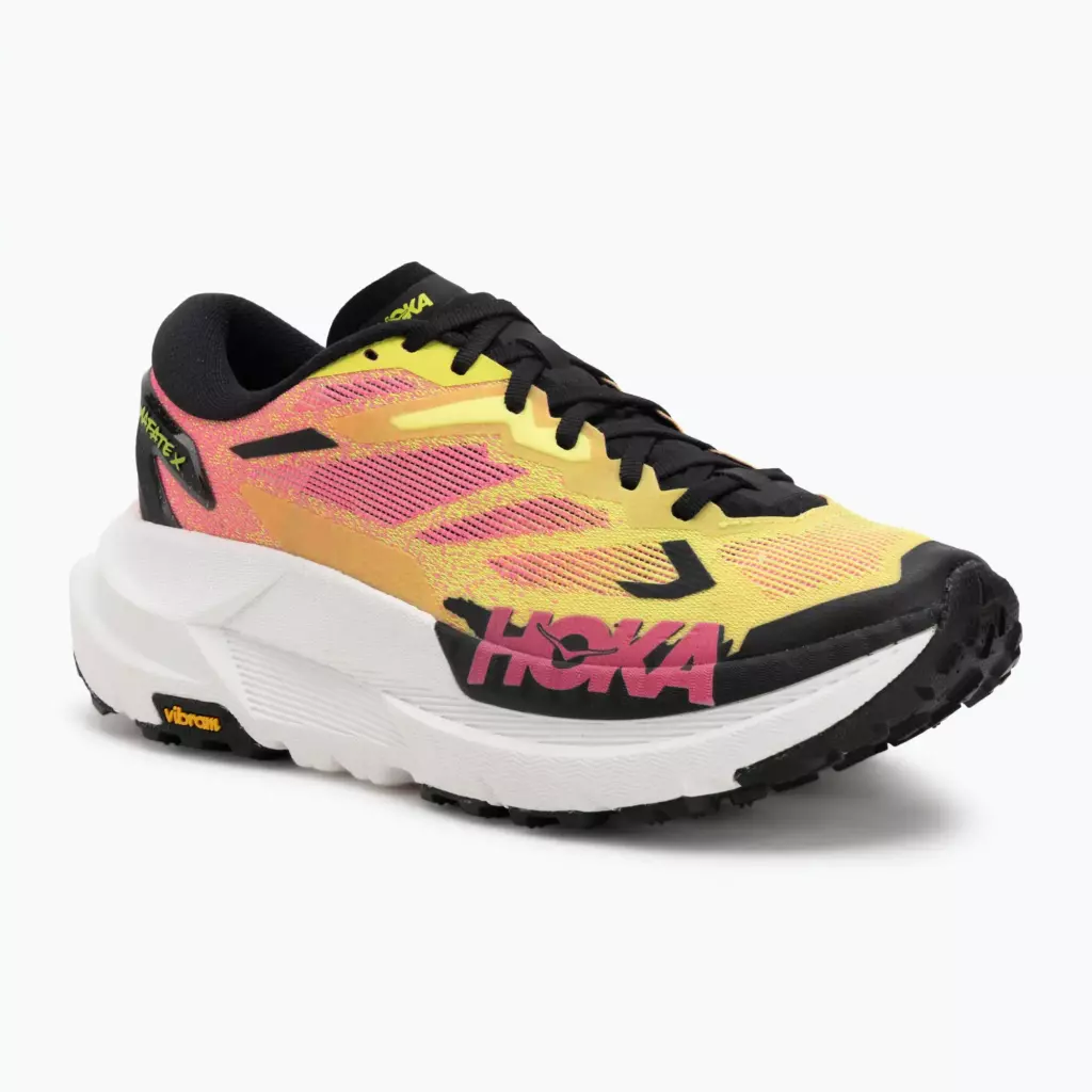 Кроссовки для бега Hoka Mafate X neon hoka citrus/neon rose