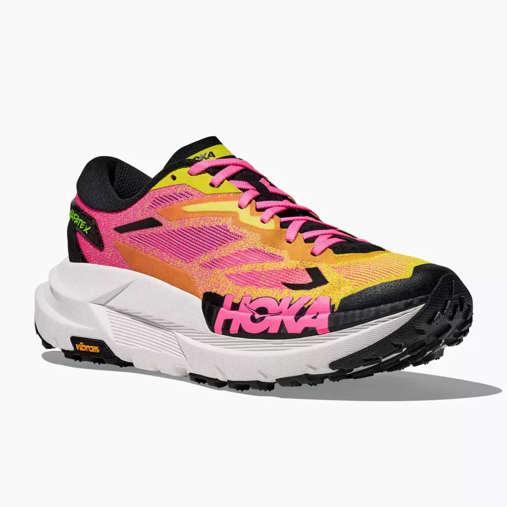 Кроссовки для бега Hoka Mafate X neon hoka citrus/neon rose