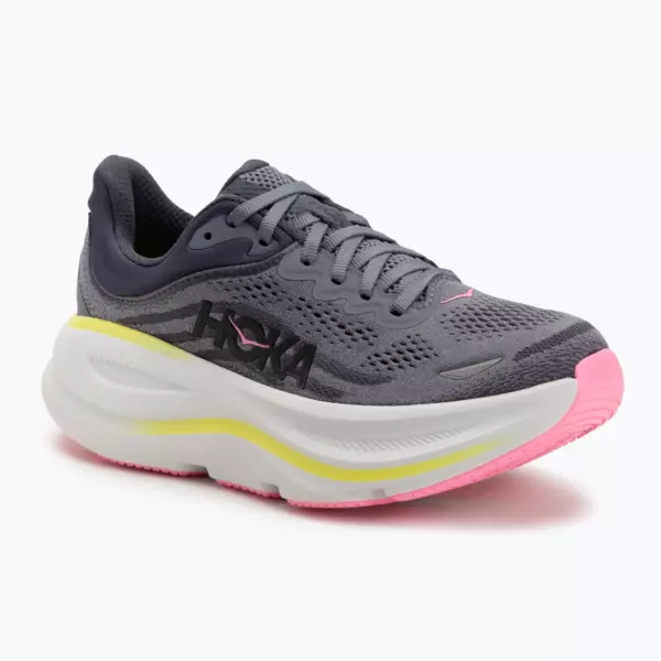 Женские кроссовки для бега HOKA Bondi 9 charcoal grey/grey skies