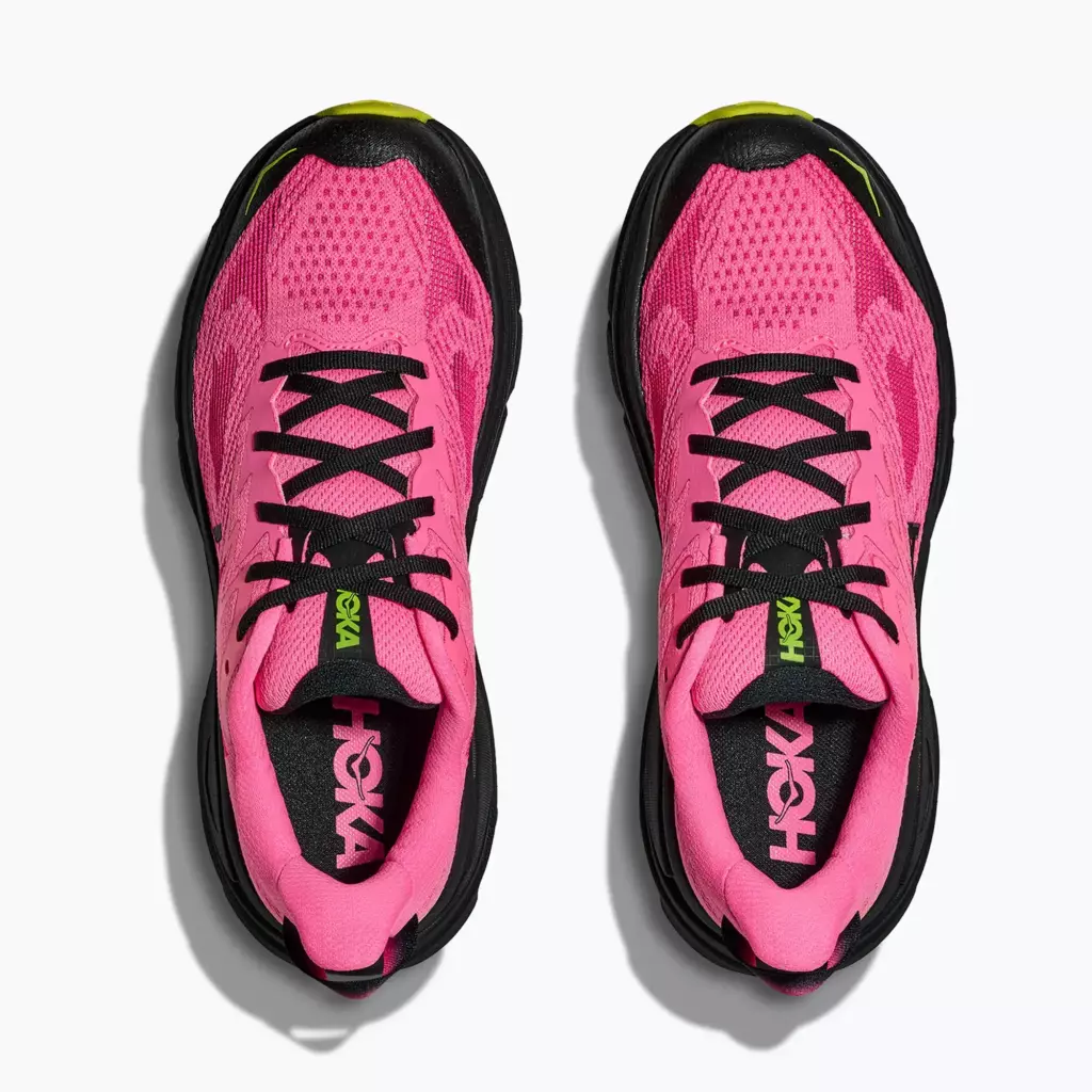 Женские Кроссовки для бега HOKA Challenger 8 neon rose/black