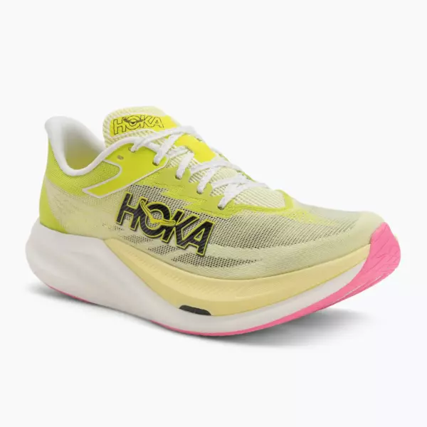 Кроссовки для бега HOKA Rocket X 3 sunlight/neon hoka citrus