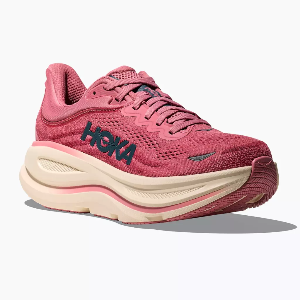 Женские Кроссовки для бега HOKA Bondi 9 lingonberry/cranberry