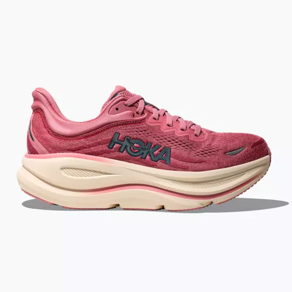 Женские Кроссовки для бега HOKA Bondi 9 lingonberry/cranberry