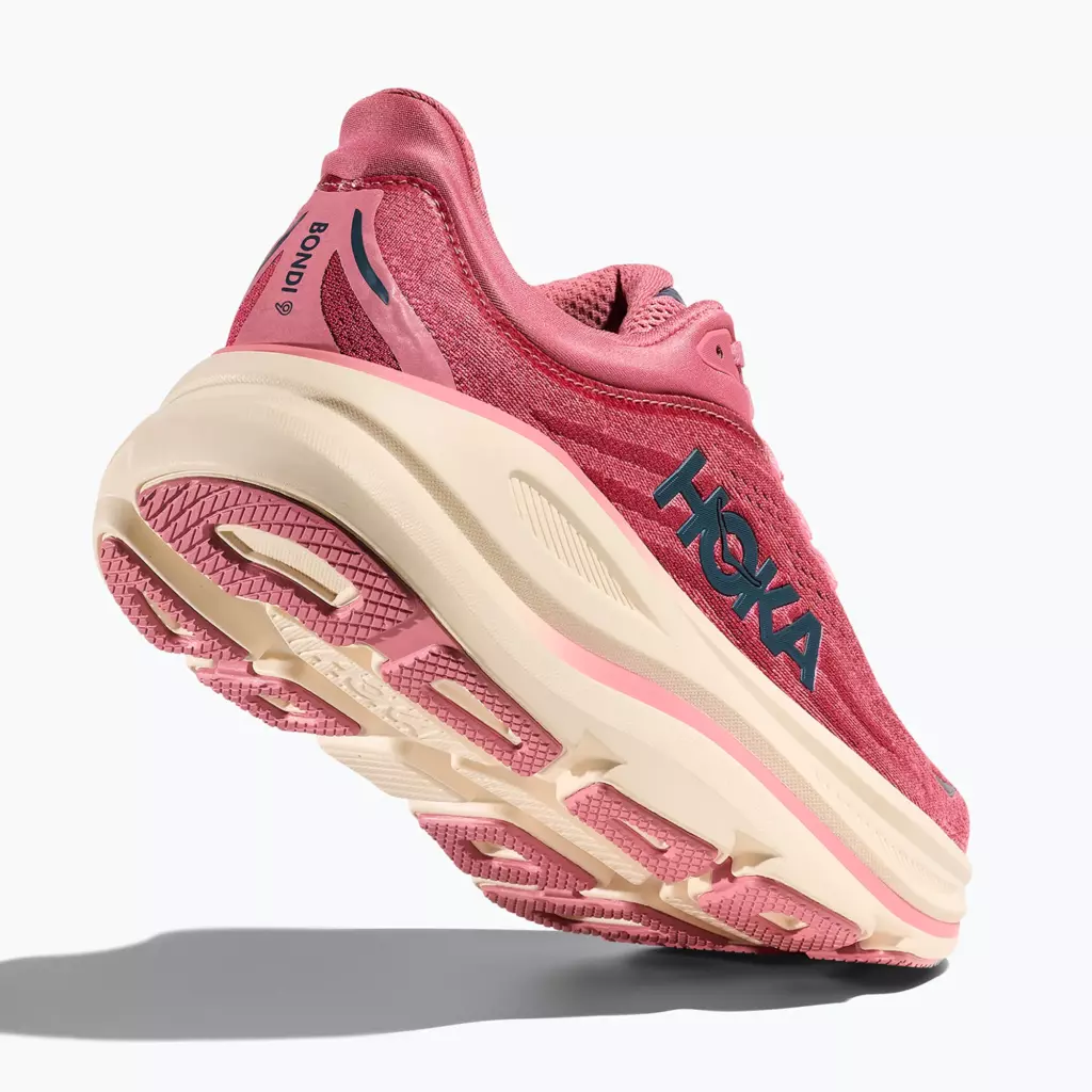 Женские Кроссовки для бега HOKA Bondi 9 lingonberry/cranberry