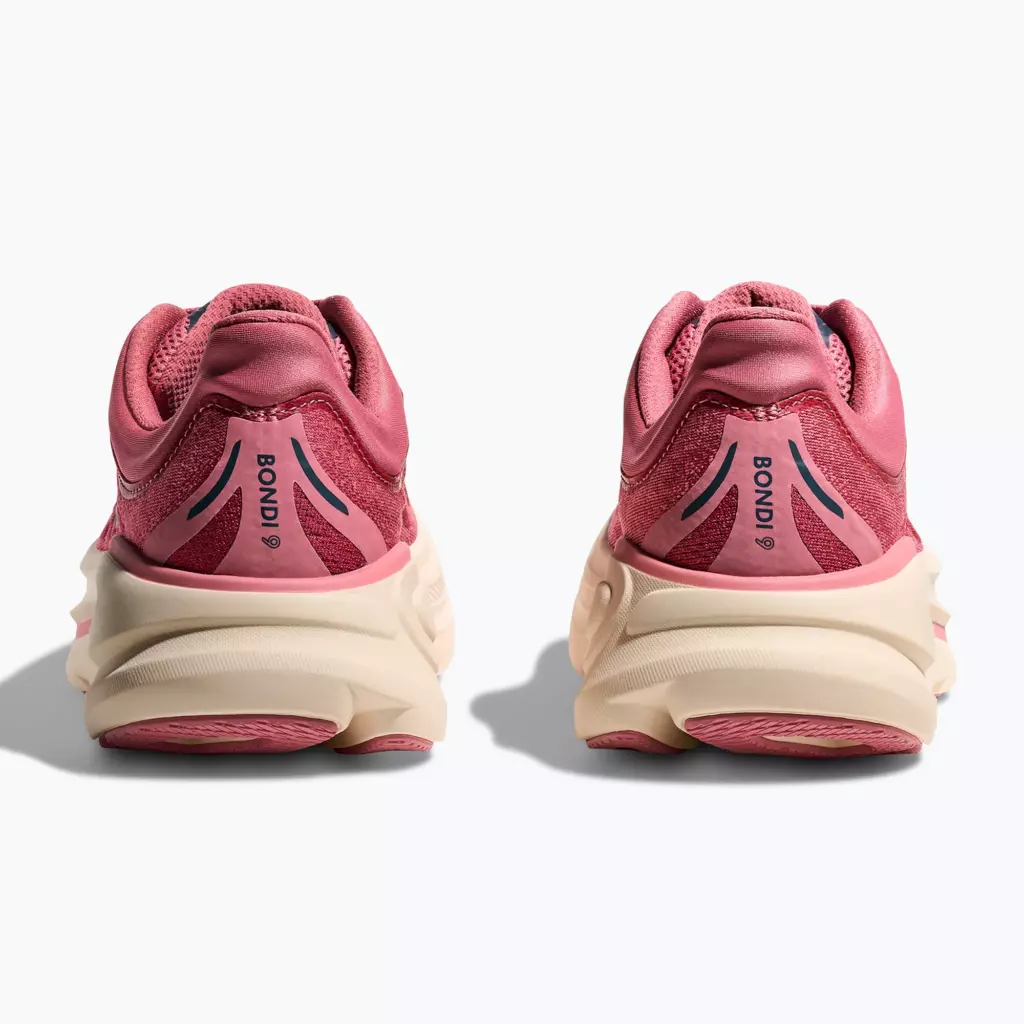 Женские Кроссовки для бега HOKA Bondi 9 lingonberry/cranberry