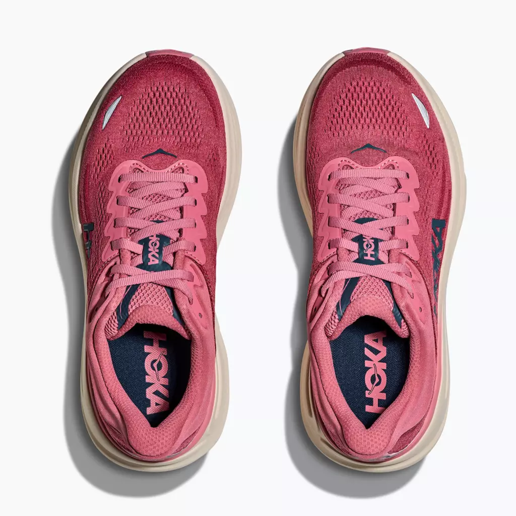 Женские Кроссовки для бега HOKA Bondi 9 lingonberry/cranberry