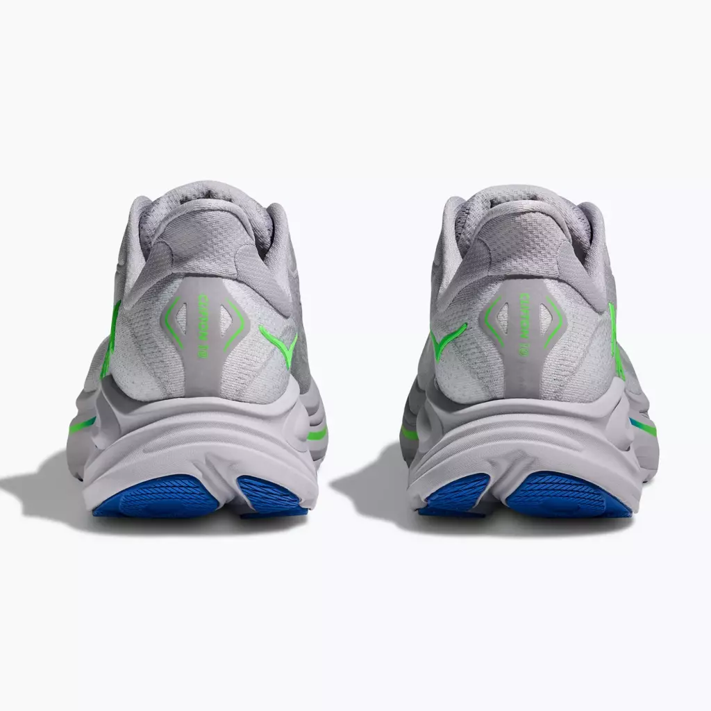 Кроссовки для бега HOKA Clifton 10 ash grey/neon green