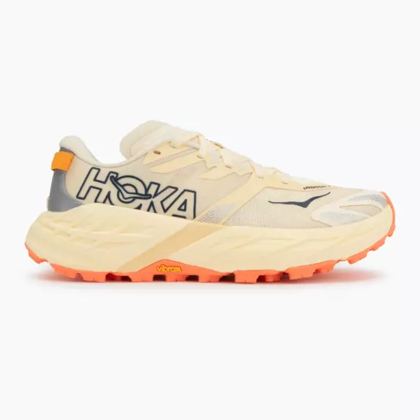 Женские кроссовки для бега HOKA Speedgoat 7 vintage yellow/neon flame