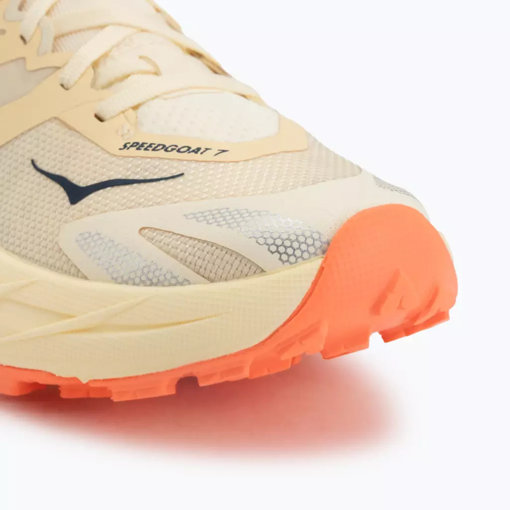 Женские Кроссовки для бега HOKA Speedgoat 7 vintage yellow/neon flame