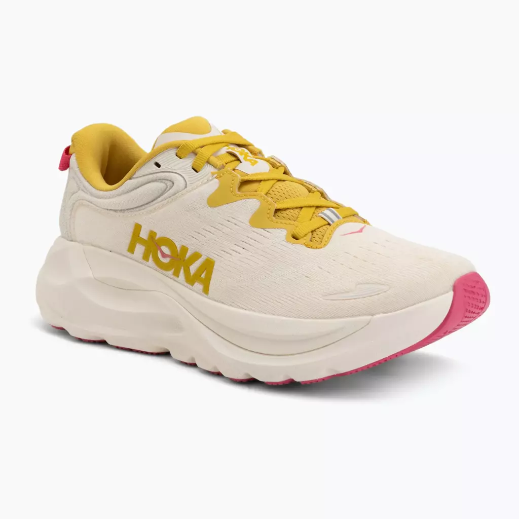 Женские кроссовки для бега HOKA Gaviota 6 birch/yellow gold