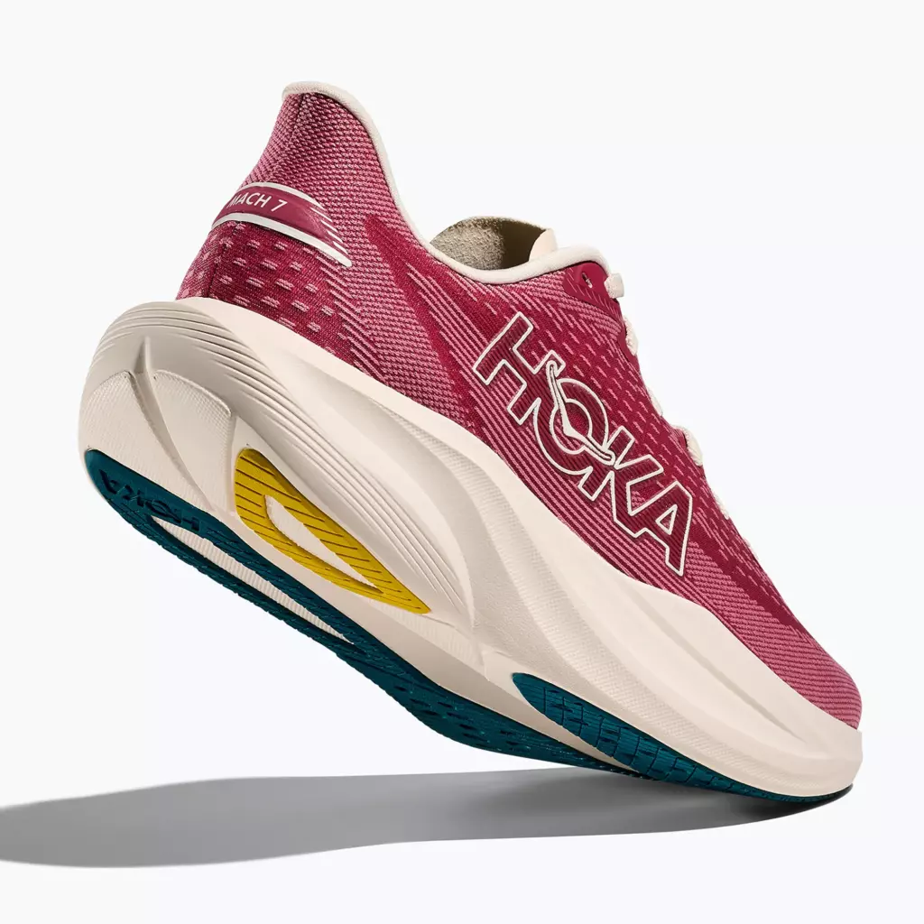 Женские кроссовки для бега HOKA Mach 7 lingonberry/cranberry
