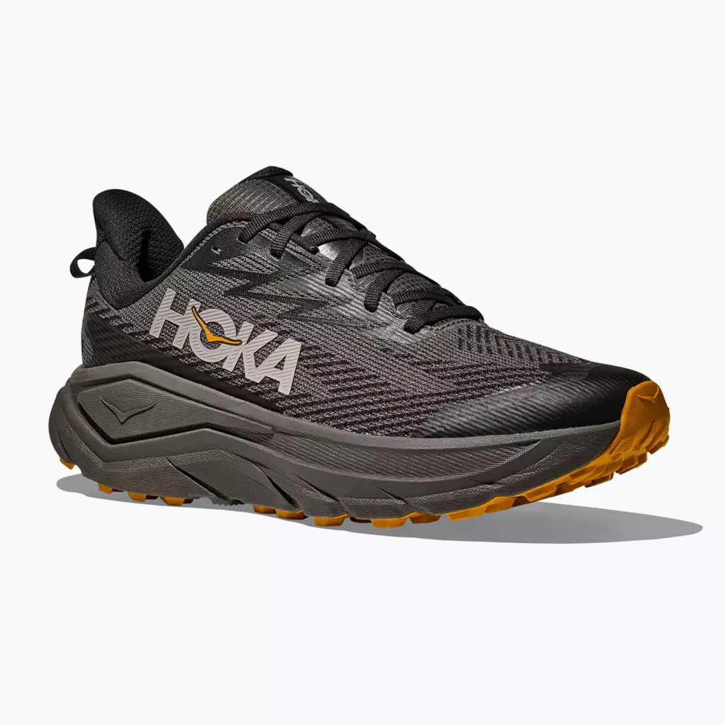 Кроссовки для бега HOKA Challenger 8 GTX asphalt grey/varsity yellow