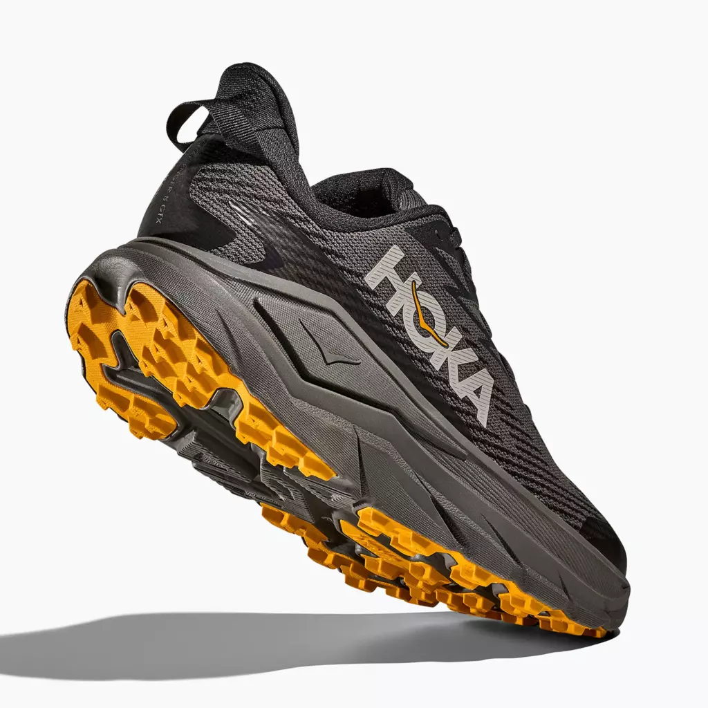 Кроссовки для бега HOKA Challenger 8 GTX asphalt grey/varsity yellow