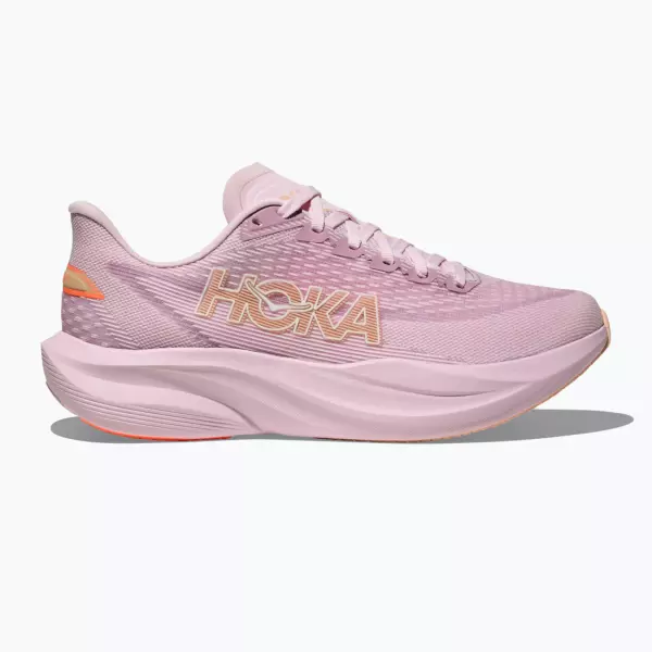 Женские Кроссовки для бега HOKA Mach 7 lilac cream/tangerine glow