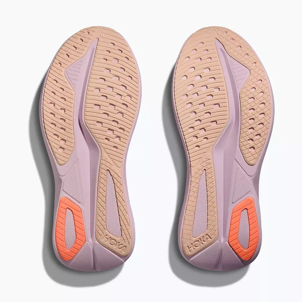 Женские Кроссовки для бега HOKA Mach 7 lilac cream/tangerine glow