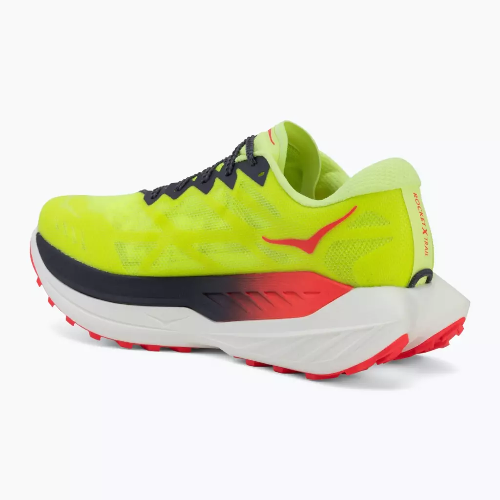 Кроссовки для бега HOKA Rocket X Trail neon Yuzu/neon flame