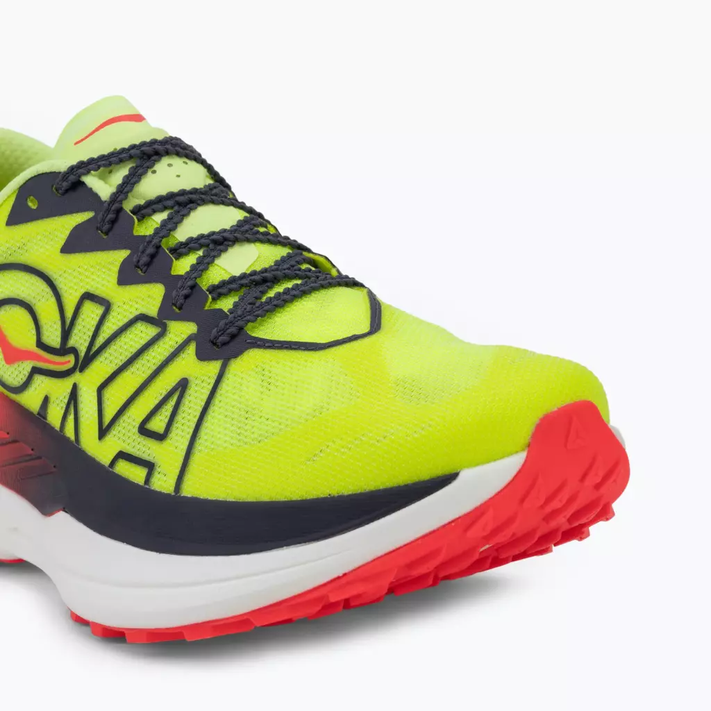 Кроссовки для бега HOKA Rocket X Trail neon Yuzu/neon flame