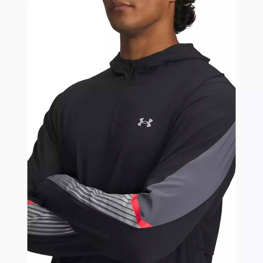 Ветровка Under Velociti Storm Hooded black/castlerock/reflective