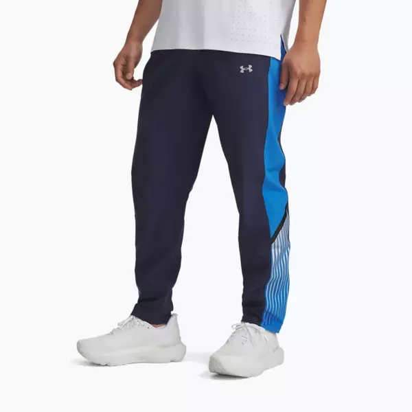 Спортивные Штаны Under Armour Velociti Storm washed navy/blue atlantis/reflective