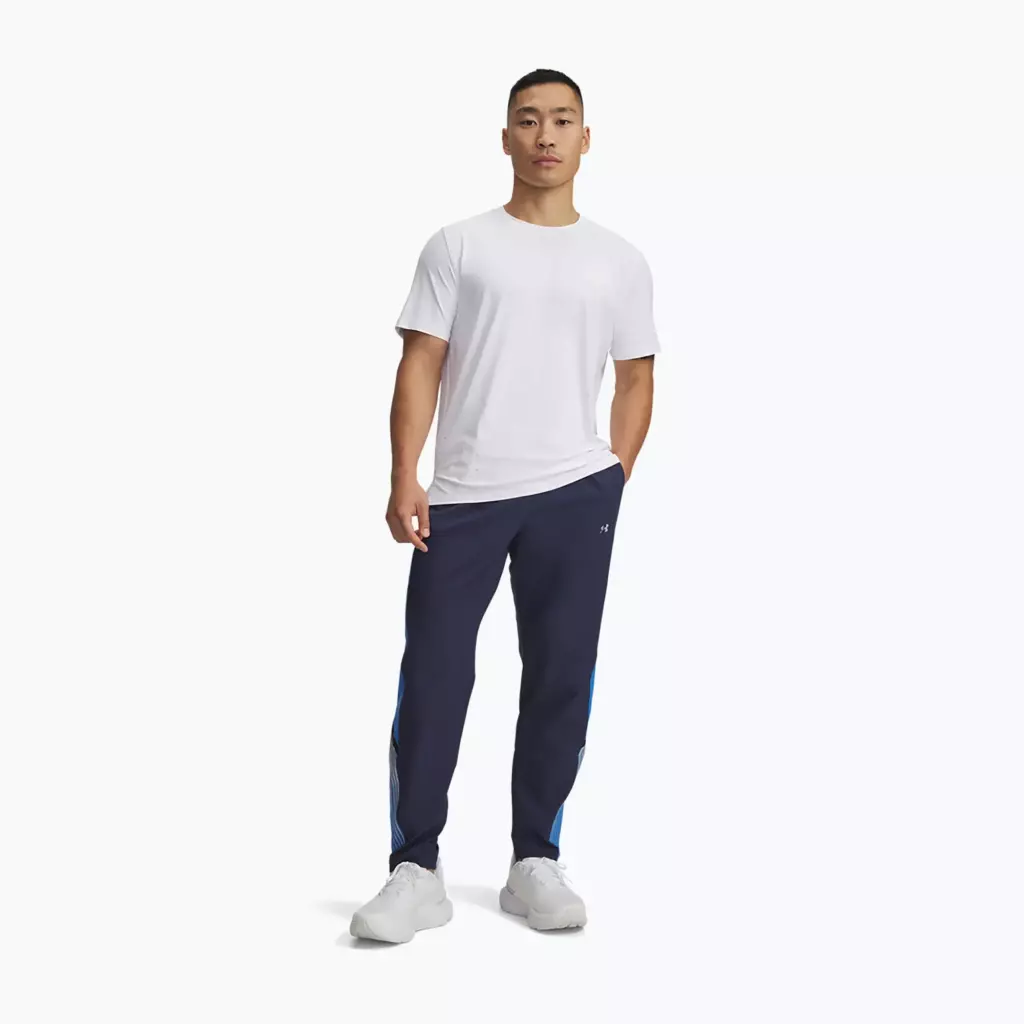 Спортивные Штаны Under Armour Velociti Storm washed navy/blue atlantis/reflective