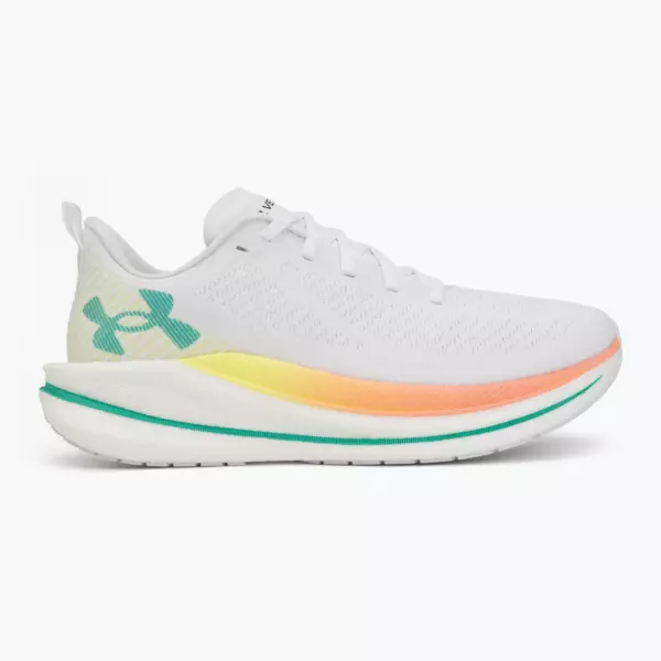 Женские Кроссовки для бега Under Armour Velociti SPD white/orange bloc/metallic silver