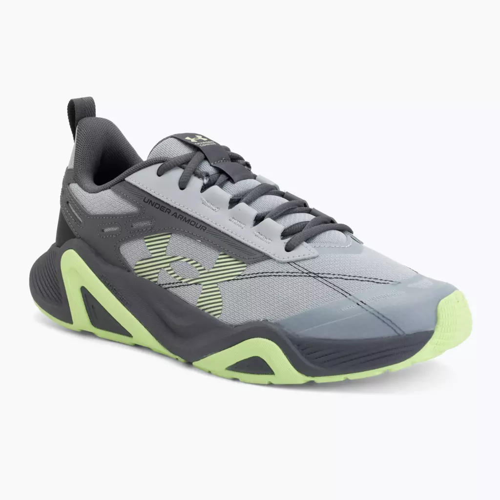Кроссовки Under Armour Charged Commit TR 5 mod gray/castlerock/lumos lime