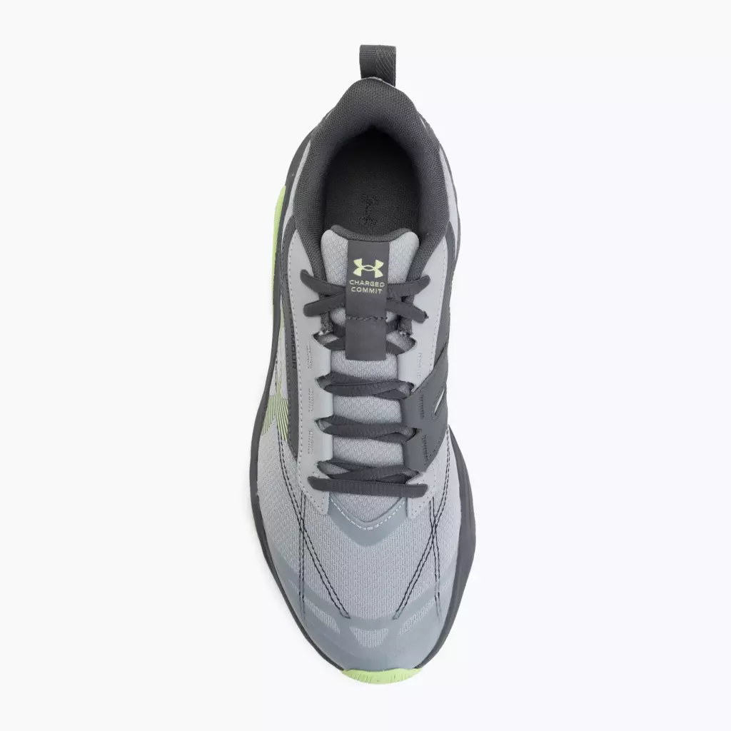 Кроссовки Under Armour Charged Commit TR 5 mod gray/castlerock/lumos lime