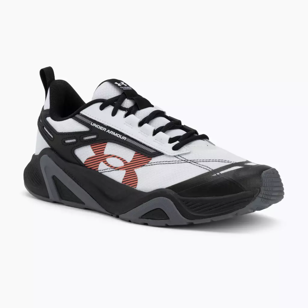 Кроссовки Under Armour Charged Commit TR 5 white/black/venom red