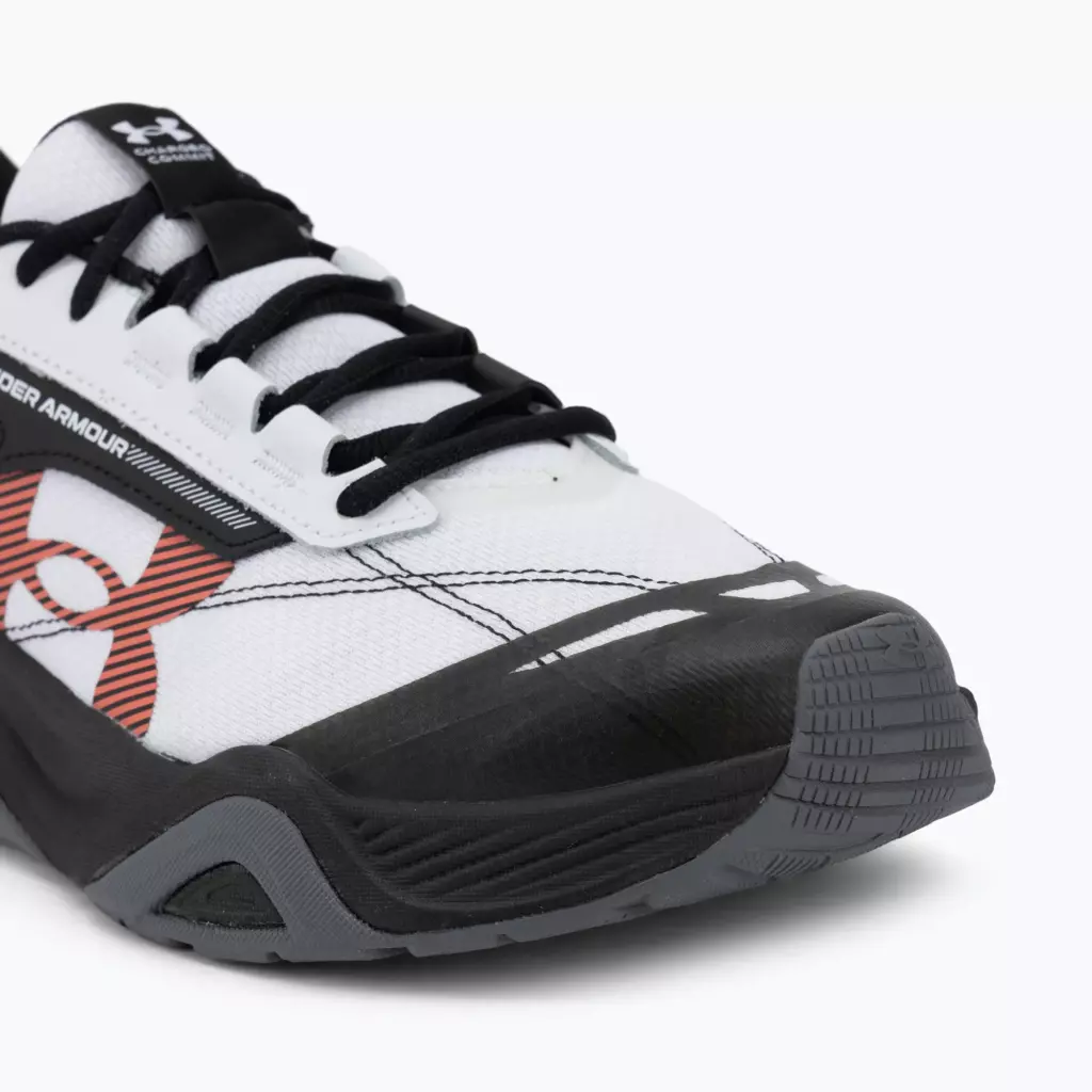 Кроссовки Under Armour Charged Commit TR 5 white/black/venom red