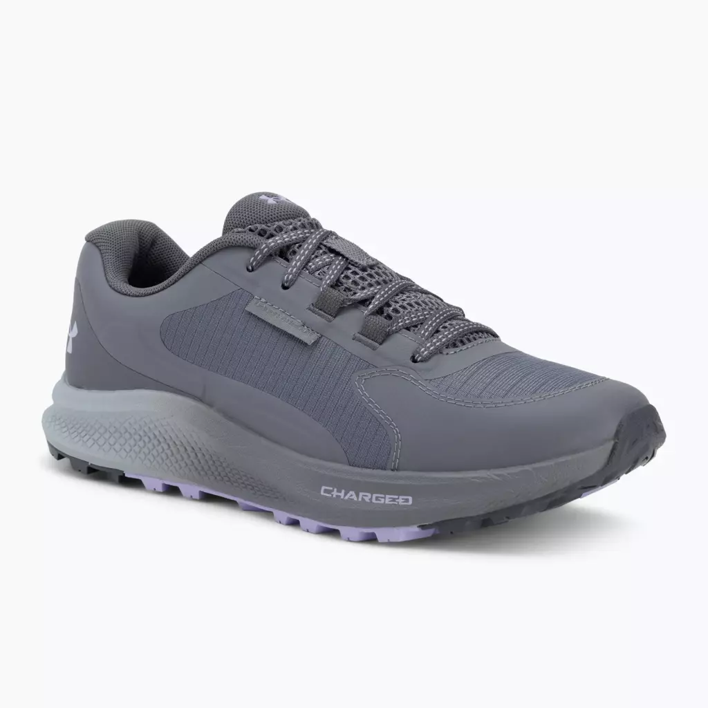 Женские Кроссовки для бега Under Armour Charged Bandit Trail 3 titan grey/castlerock/purple crest