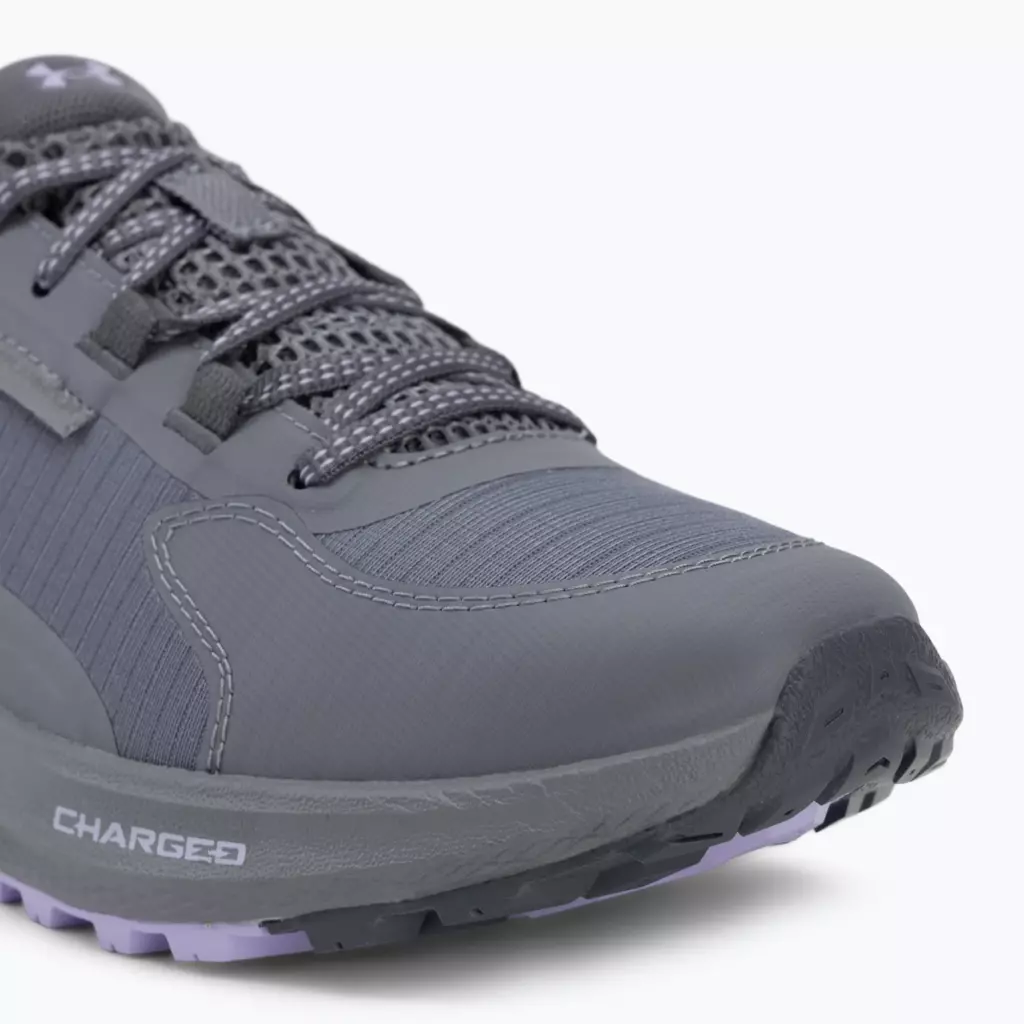 Женские Кроссовки для бега Under Armour Charged Bandit Trail 3 titan grey/castlerock/purple crest