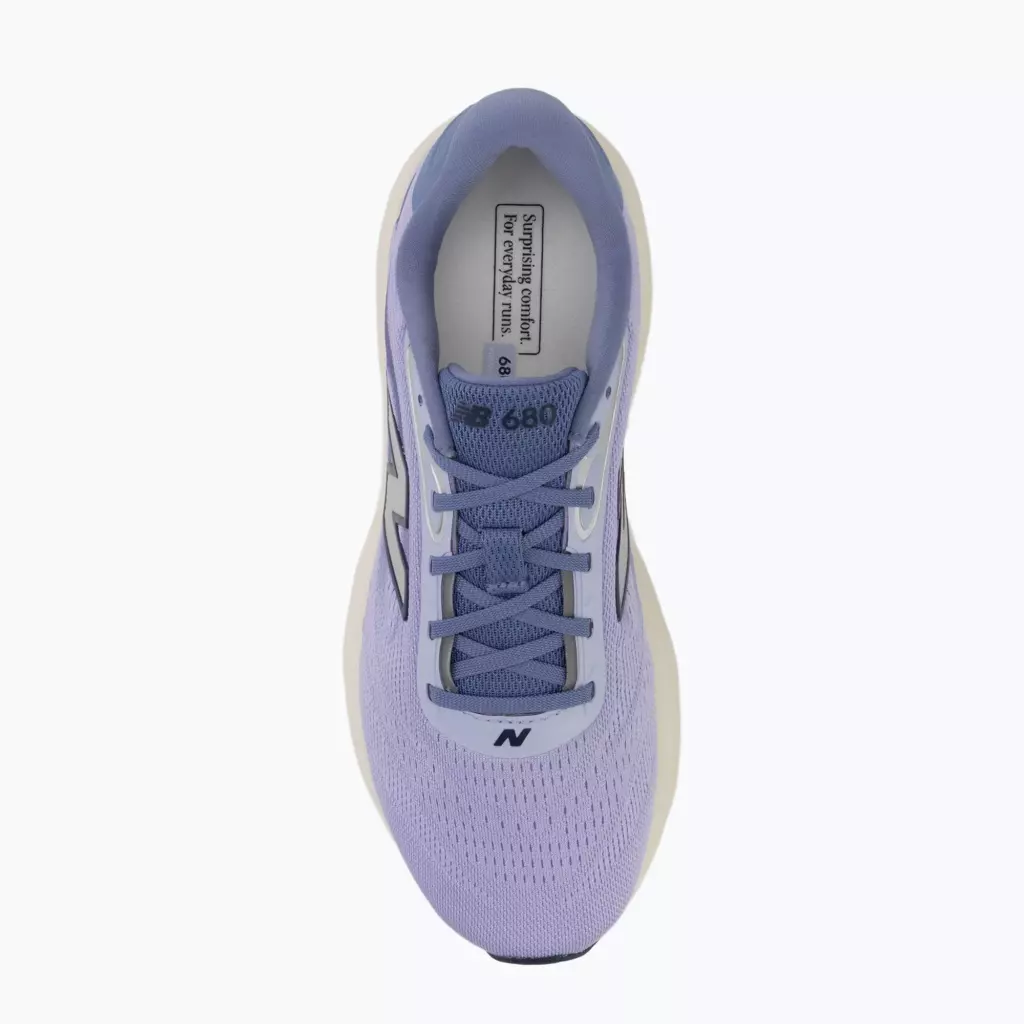 Женские Кроссовки для бега New Balance Fresh Foam 680's V9 glint blue/fairweather blue/ navy