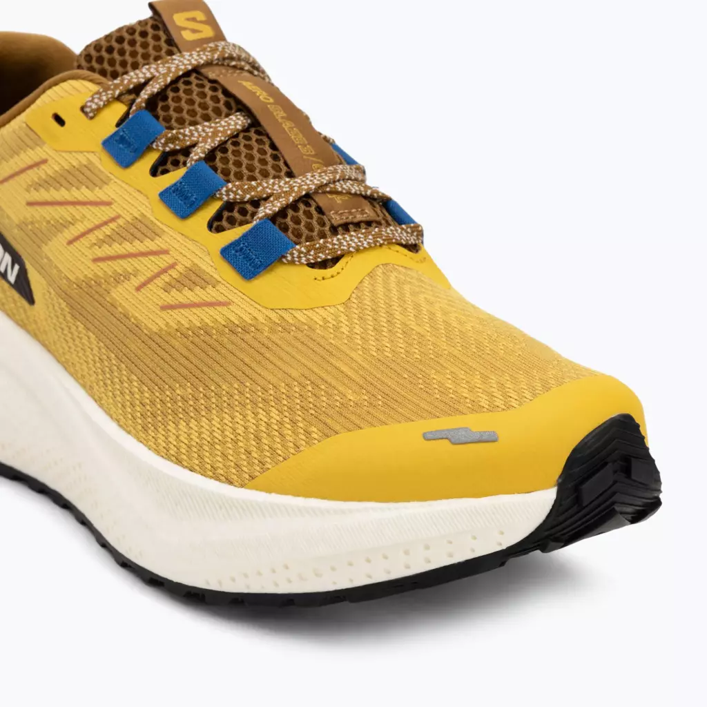 Кроссовки для бега Salomon Aero Blaze 3 GRVL spicy mustard/vanilla ice/nautical blue