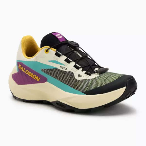 Женские Кроссовки для бега Salomon Genesis transparent yellow/black/willowherb
