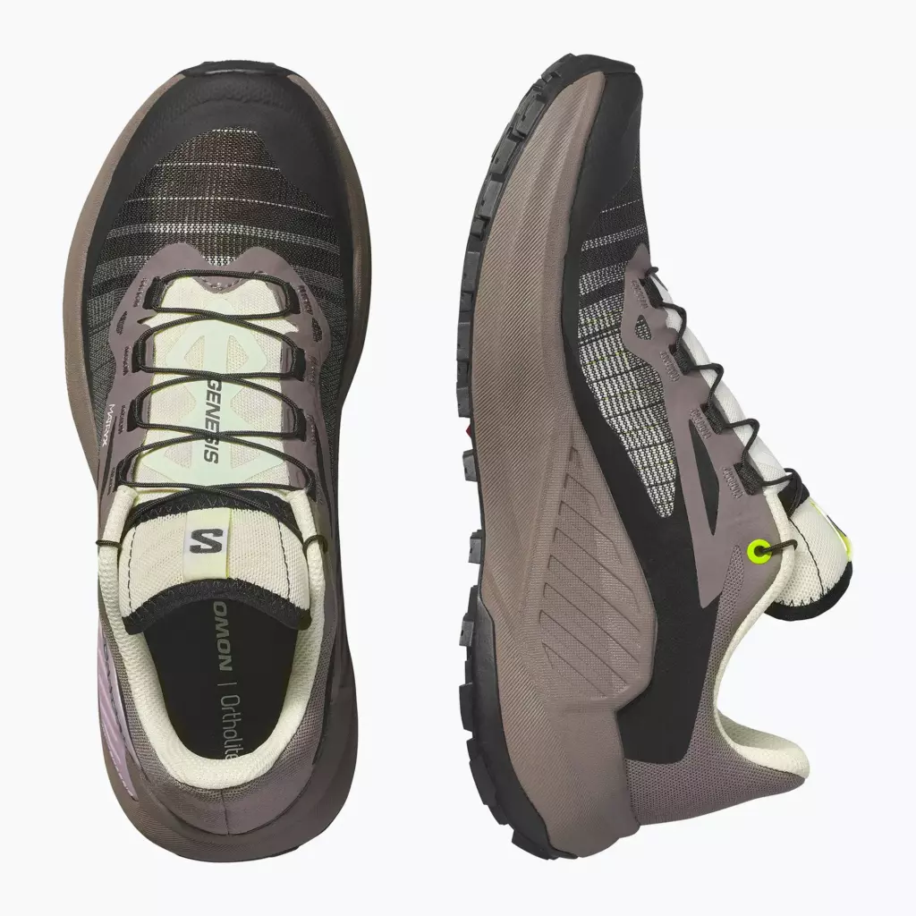 Женские Кроссовки для бега Salomon Genesis Iron/vanilla ice/cyclamen