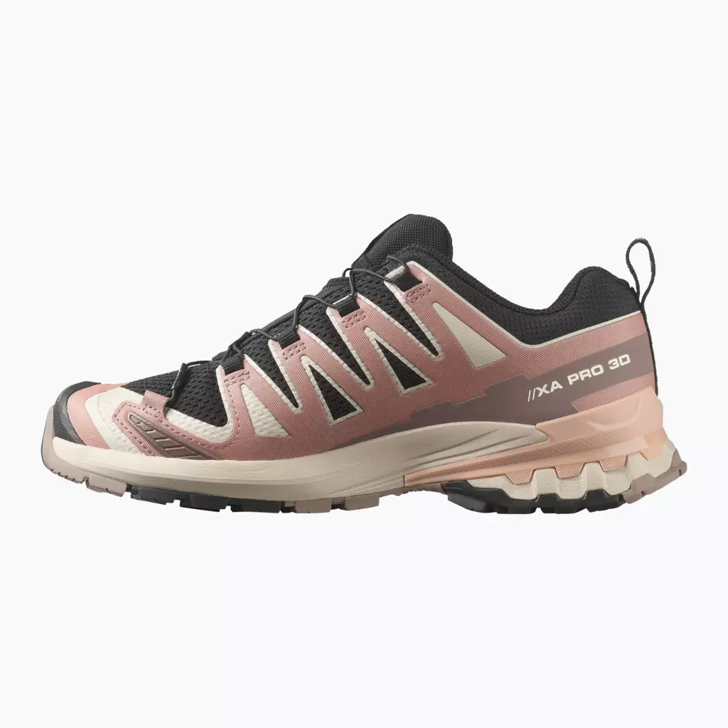 Женские Кроссовки для бега Salomon XA Pro 3D V9 black/burlwood/mahogany rose