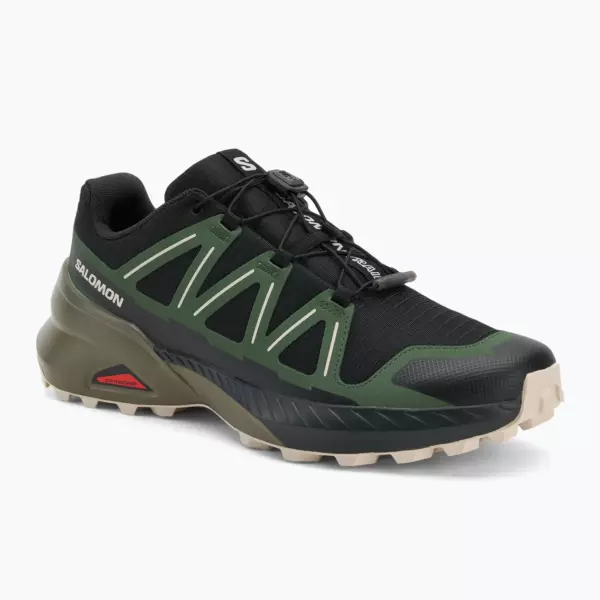 Кроссовки для бега Salomon Speedcross Peak black/black forest/rainy day
