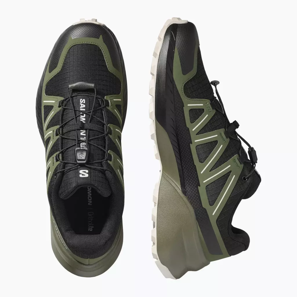 Кроссовки для бега Salomon Speedcross Peak black/black forest/rainy day