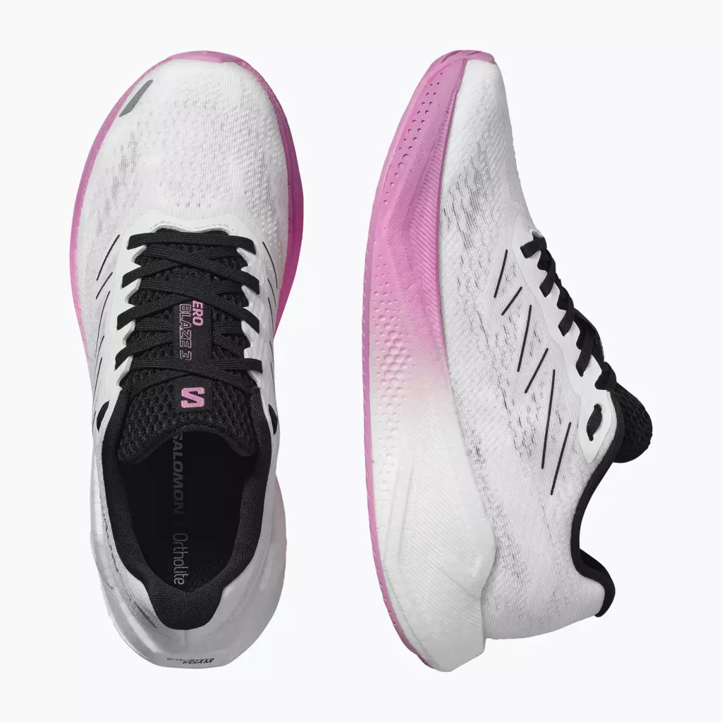 Женские Кроссовки для бега Salomon Aero Blaze 3 white/black/cyclamen
