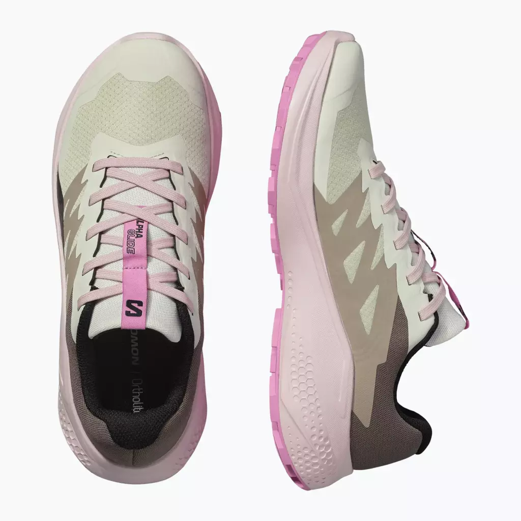 Женские Кроссовки для бега Salomon Alphaglade vanilla ice/fairy tale/cyclamen